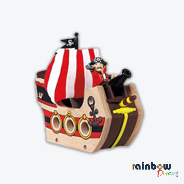 Wooden Railway System Pirate Ship
