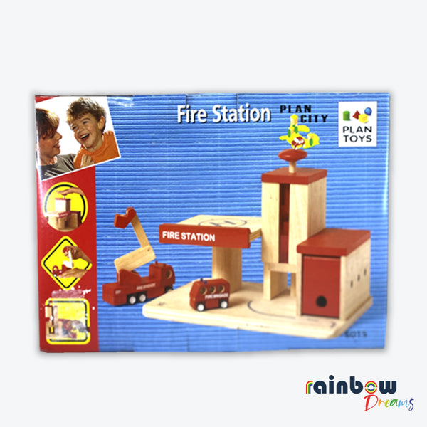 Plan toys fire store station