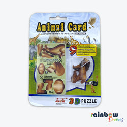 Javelin Series 3D puzzle Animal Card