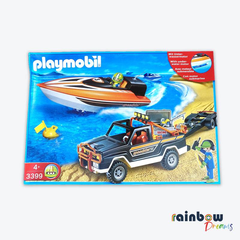 Playmobil Pickup With Speedboat