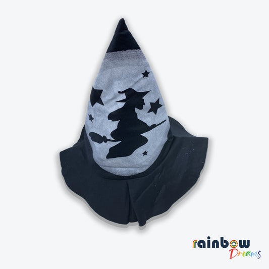 WIZZARD ON THE BROOM HALLOWEEN HAT