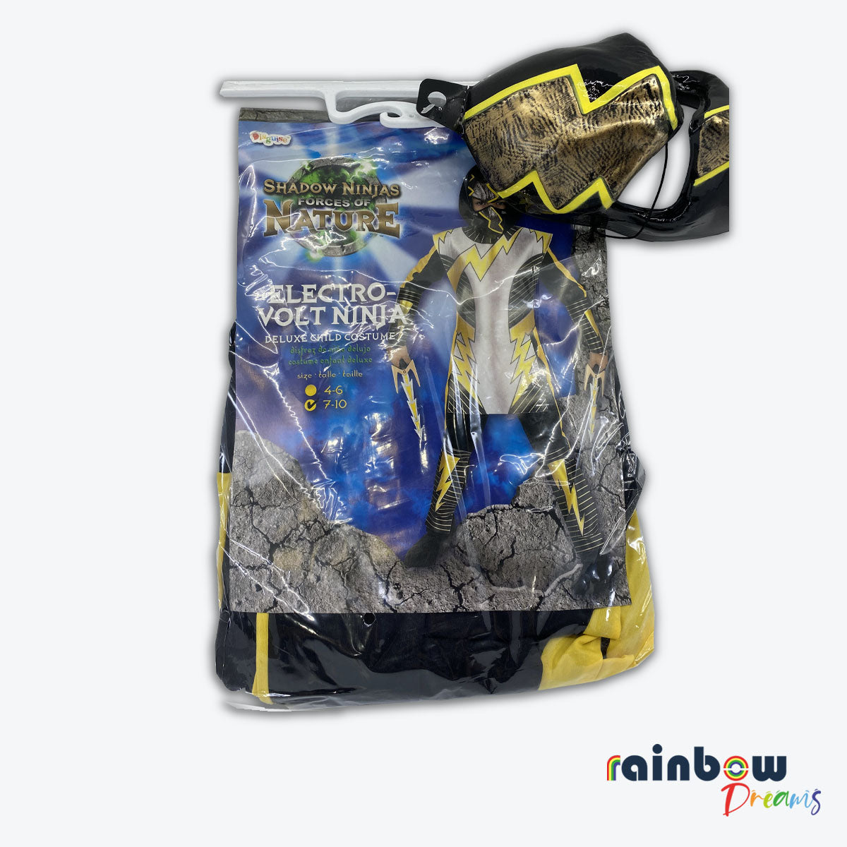 Electrovolt Ninja Red Fire Ninja Deluxe Boys Costume