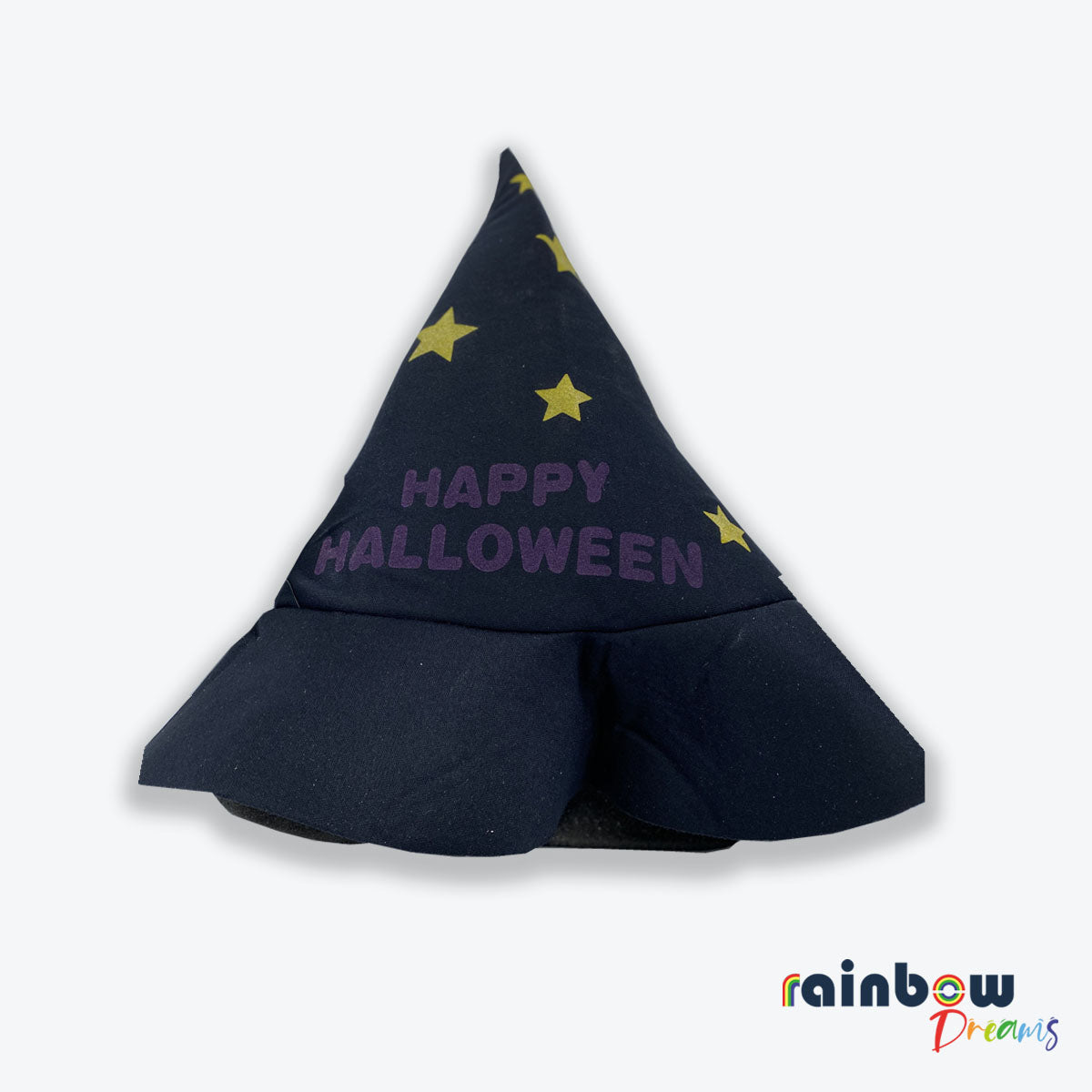 BLACK -GOLDEN SEQUENCE WIZZARD HAT