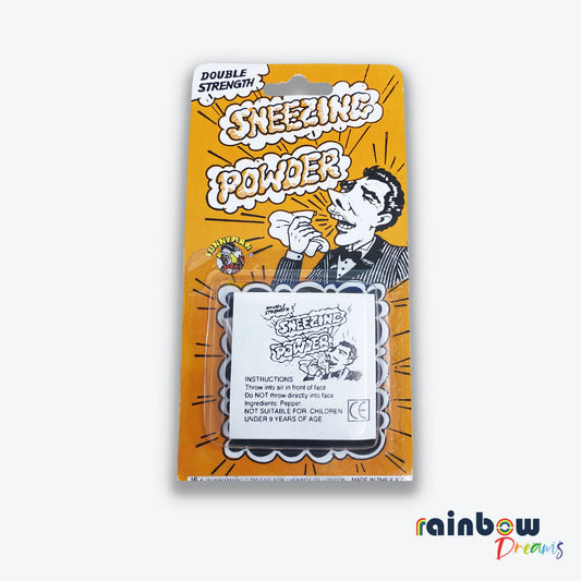 Classic retro joke novelty gag sneezing powder