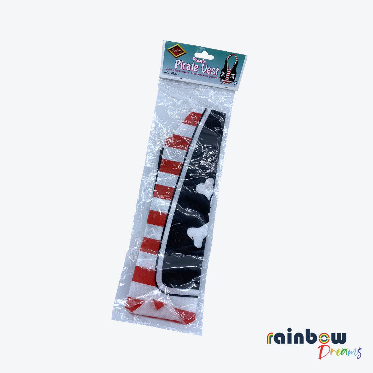 Beistle 66236 Plastic Pirate Vest