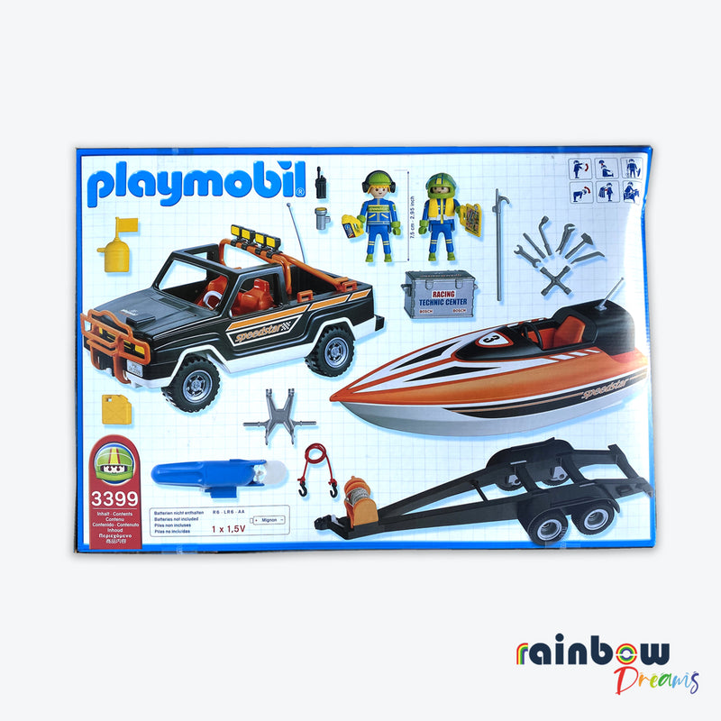 Playmobil Pickup With Speedboat