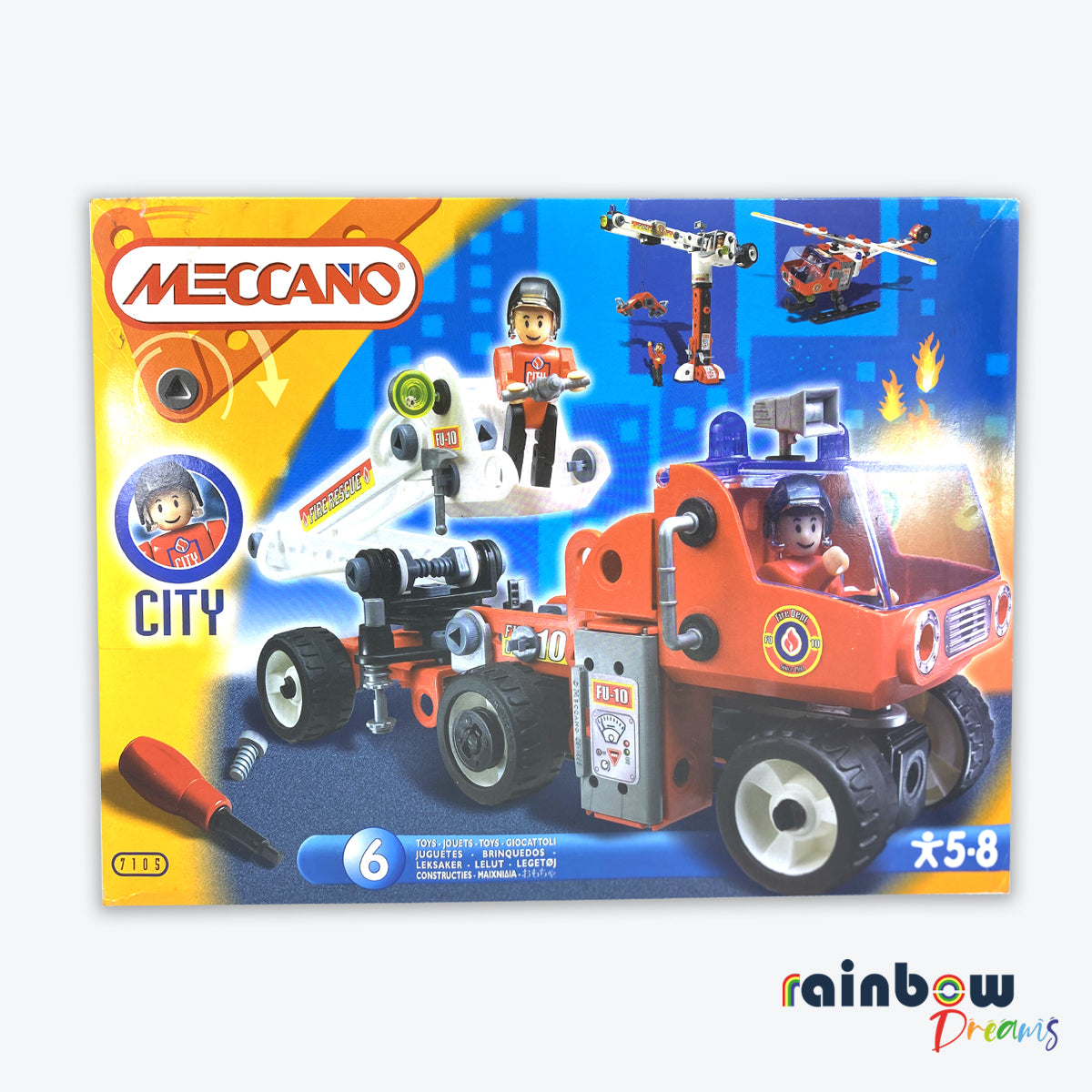 MECCANO CITY 7105 - FIRE TRUCK