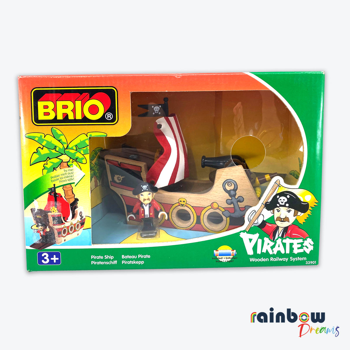 Wooden Railway System Pirate Ship