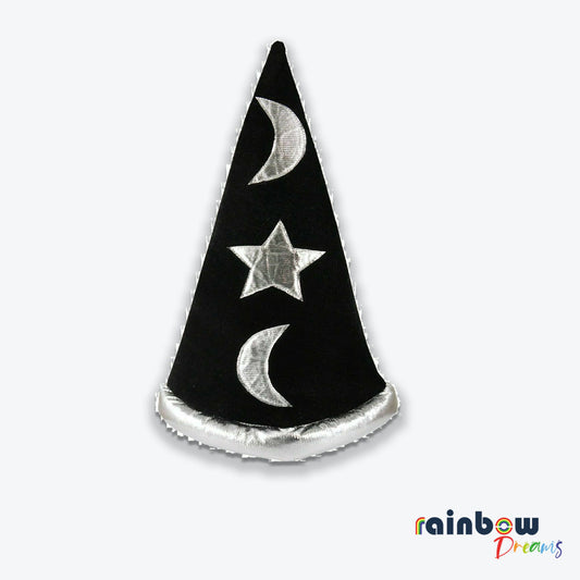 Kids Wizard Hat Fancy Dress Black Premer Halloween Cap