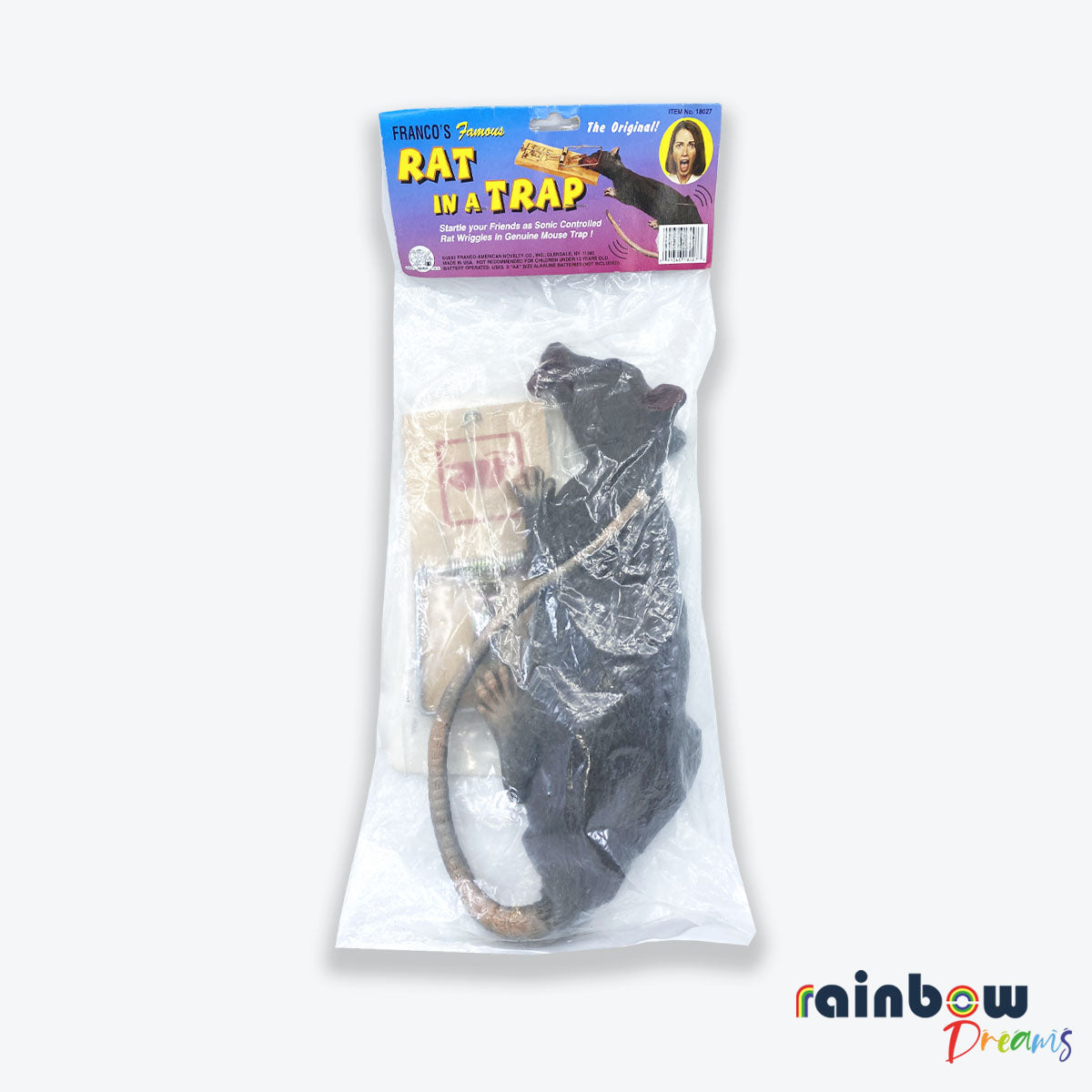 FAKE RAT IN A TRAP LOOKS LIKE REAL RAT