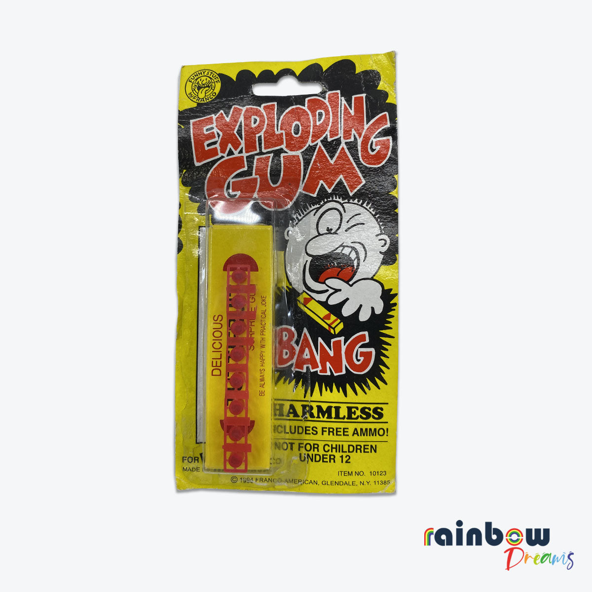 HARMLESS EXPLODING GUM FOR FUN