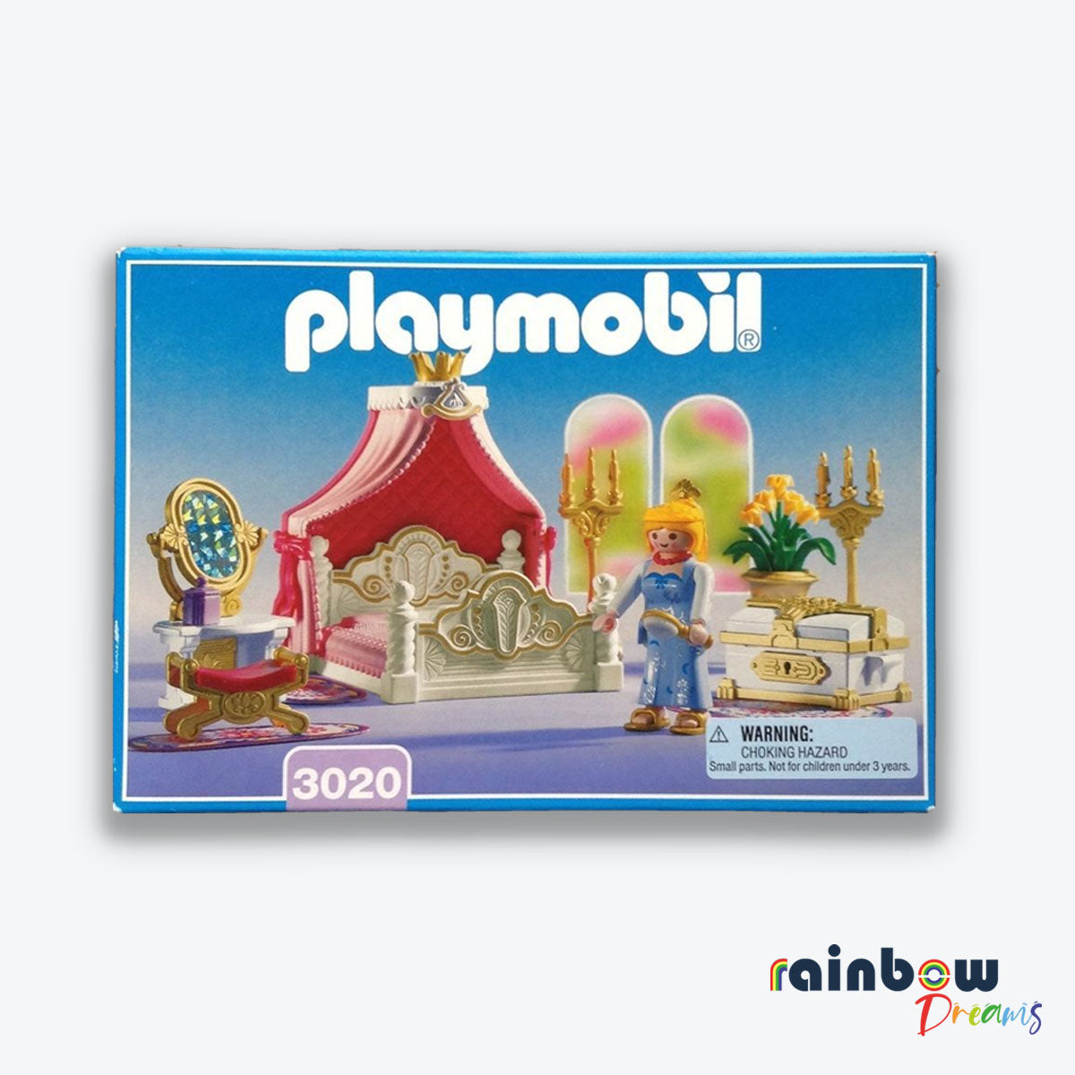 Vintage Playmobil 3020 Bedroom with Canopy Bed