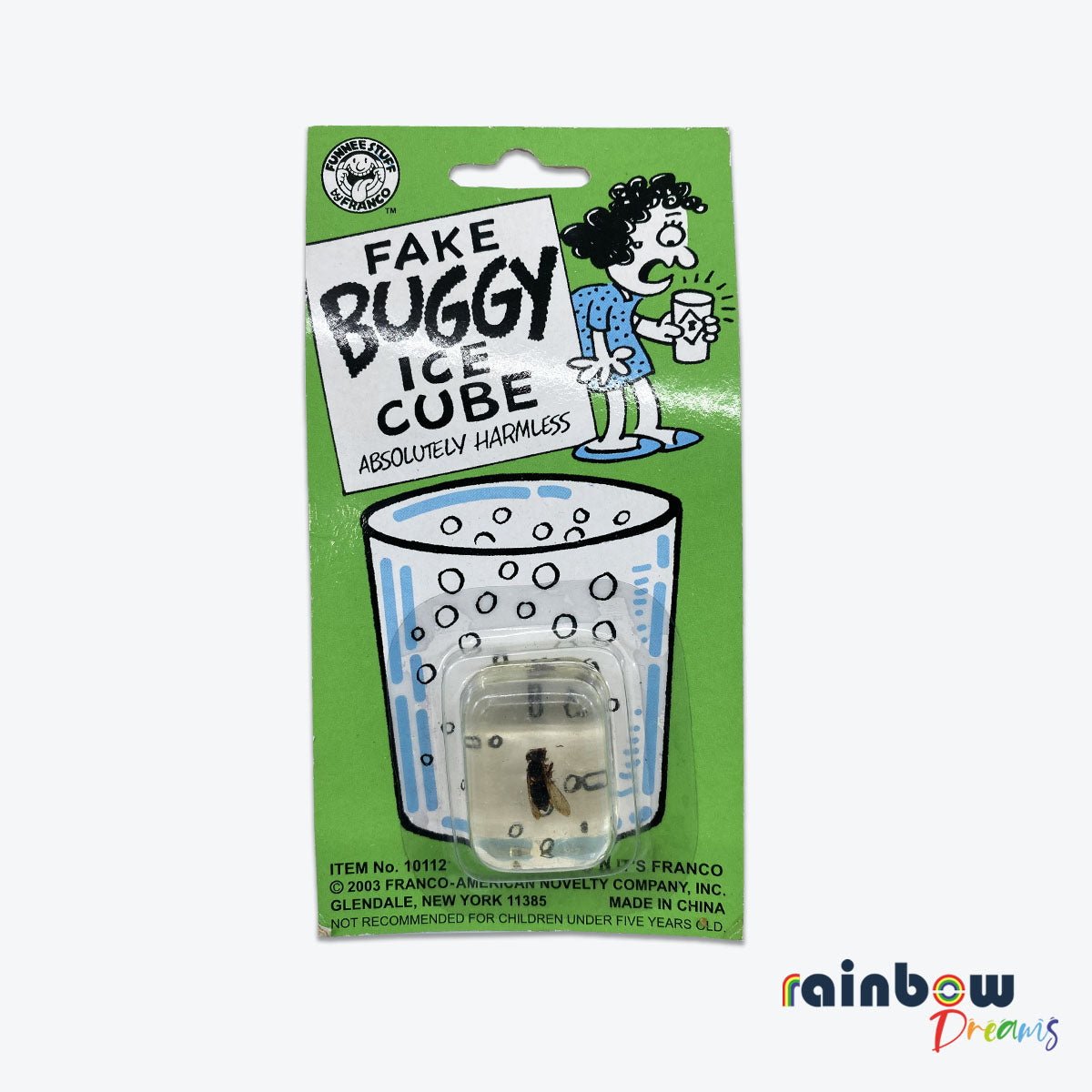 MAGIQUE NOVELTIES FAKE BUGGY IN ICE CUBE