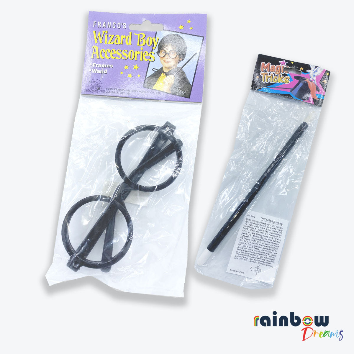 Boys magical sunglasses & wand costume